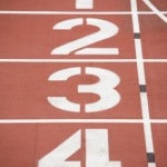 Numbers on the track