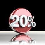 20 per cent