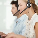 Happy Call Center Workers