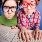 Children at computer