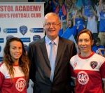 DAS BAWFC Sponsorship Natasha Harding Paul Asplin DAS CEO Corinne Yorsten FINAL