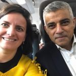 Dana Denis-Smith and Sadiq Khan