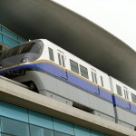 Dubai metro monorail