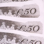 Fifty pound notes
