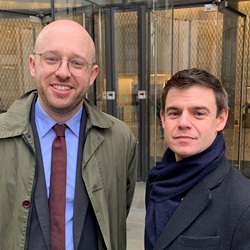 Lloyd Hatton (l) and Phil Brickell