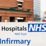 NHS Hospital Sign