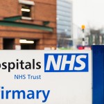 NHS Hospital Sign