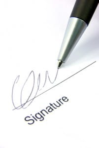 Signature: no clear explanation for action