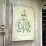Supreme Court sign