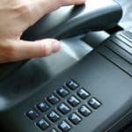 Telephone - picking up