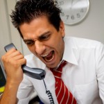angry businessman