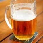 Half-full Beer