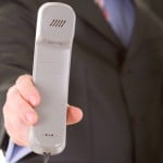 business man with telephone