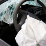 car crash - air bag