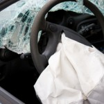 car crash - air bag