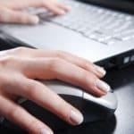 computer and mouse