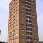 Single council tower block