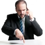 demanding businessman