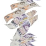 flying money