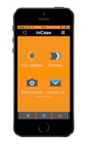 inCase mobile app