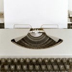 old-fashioned typewriter