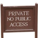 private sign