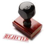 rubber stamp - rejected