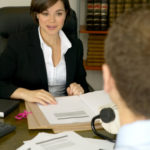 woman advising client