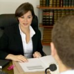 woman advising client
